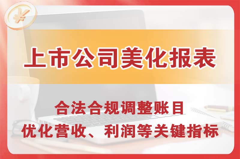 海淀上市公司美化报表